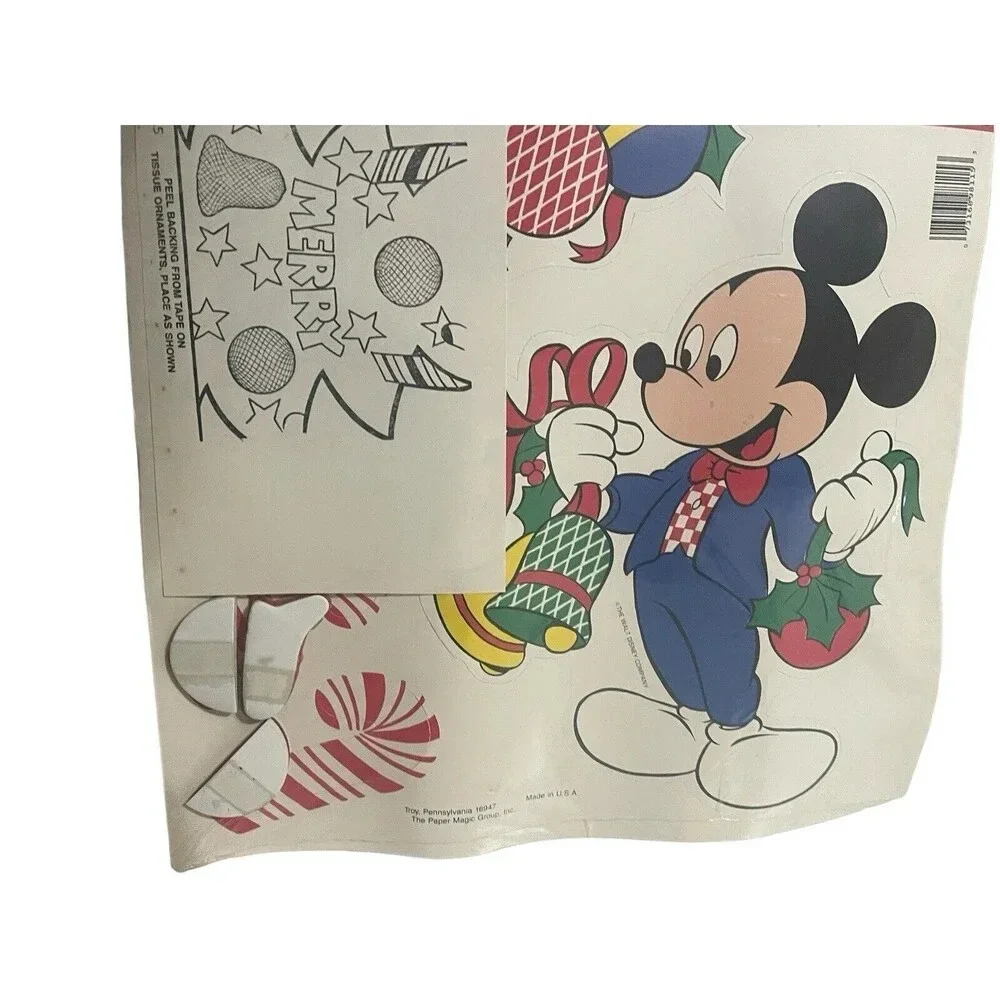 Mickey Mouse Christmas Decorating Kit Paper Tree Eureka Paper Magic Group New